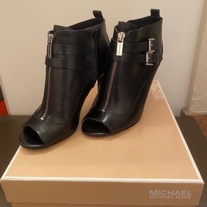 Michael Kors open toe booties
